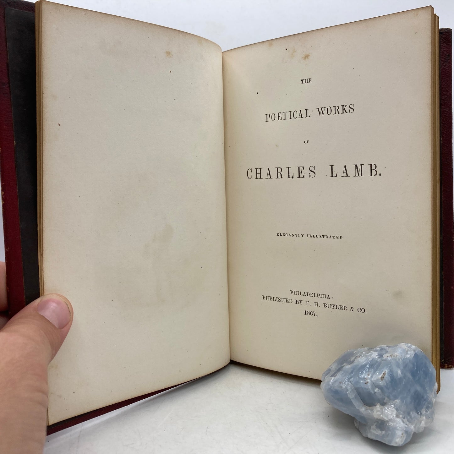 LAMB, Charles "The Poetical Works of Charles Lamb" [E.H. Butler & Co, 1867]