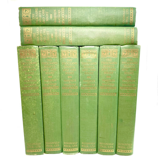 "The Book of a Thousand and One Nights" [Dingwall-Rock, 1930] 8 Volumes