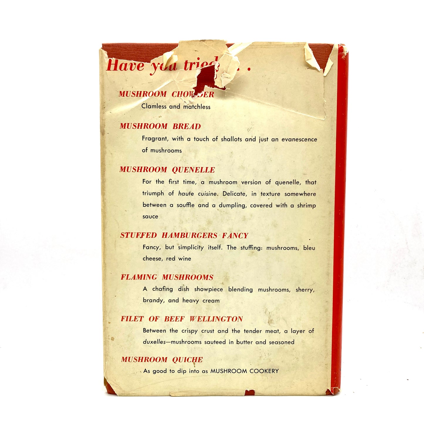 REITZ, Rosetta "Mushroom Cookery" [Gramercy Publishing, 1945] - Buzz Bookstore