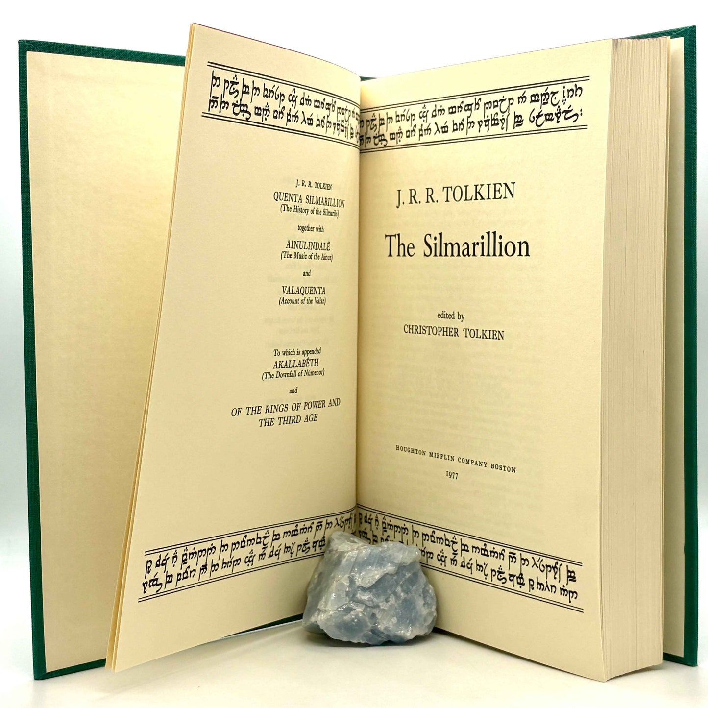 TOLKIEN, J.R.R. “The Silmarillion” [Houghton Mifflin Company, 1977] Fine 1st Printing