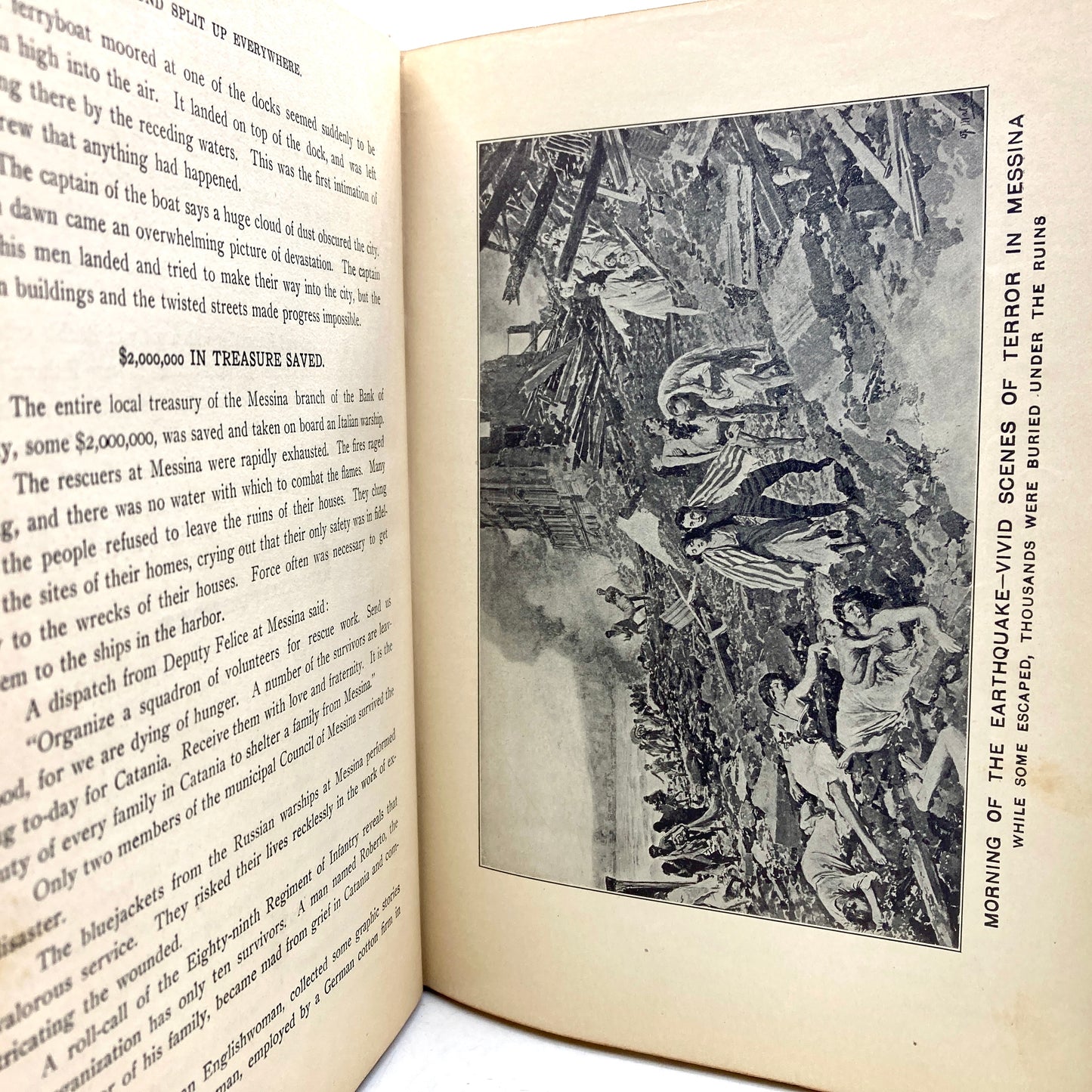 MOWBRAY, Jay Henry "Italy's Great Horror of Earthquake and Tidal Wave" [1909]