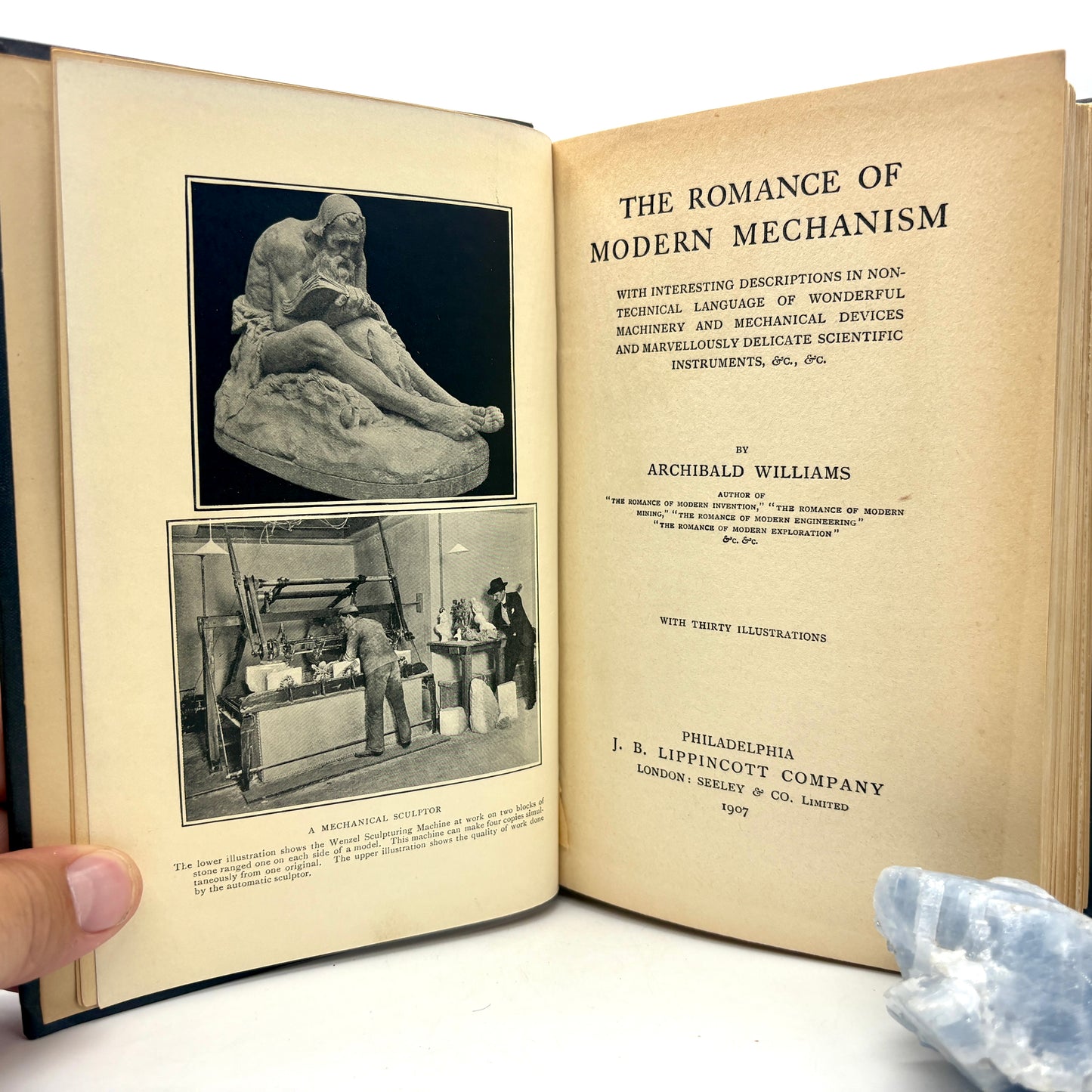 WILLIAMS, Archibald "The Romance of Modern Mechanism" [J.B. Lippincott, 1907]