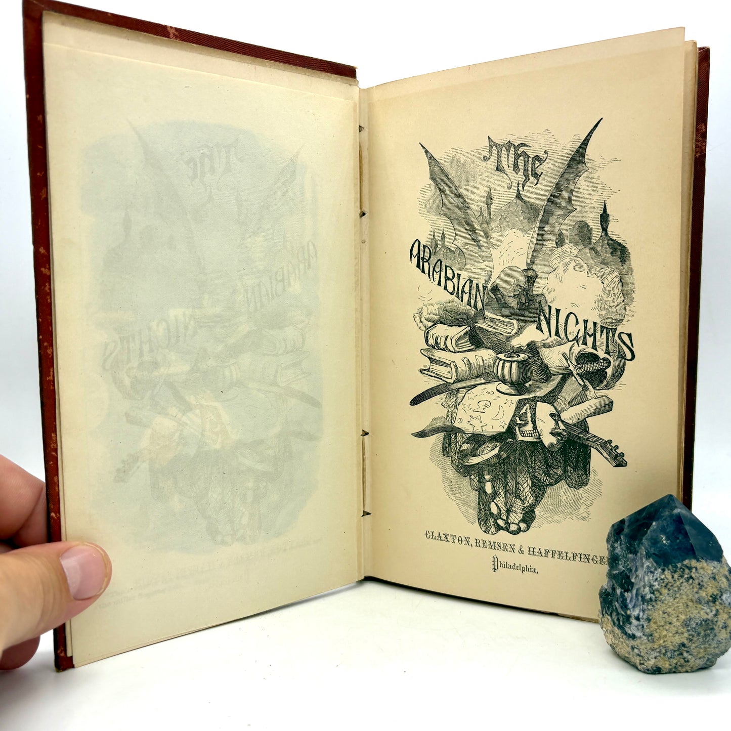 "The Arabian Nights' Entertainments" [Claxton, Remsen & Haffelfinger, 1880] Illustrated