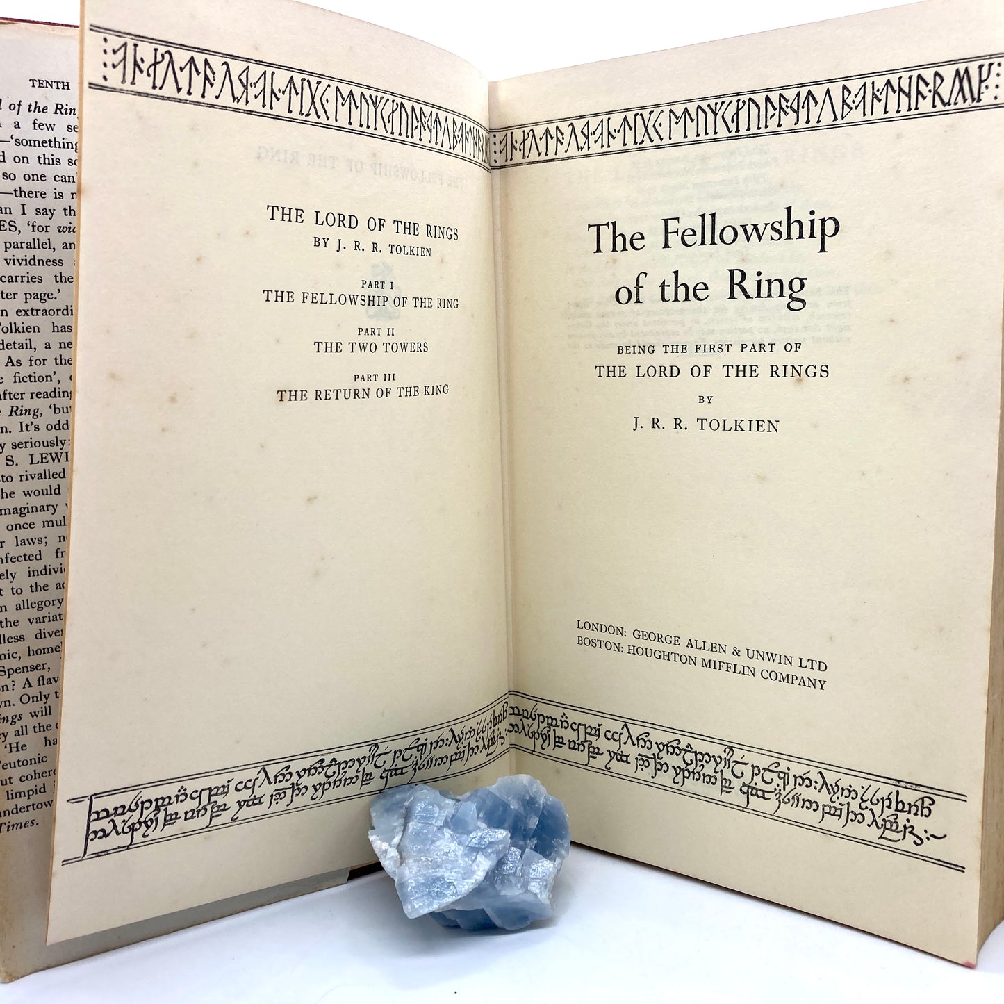 TOLKIEN, J.R.R. "The Lord of the Rings" [George Allen & Unwin, 1960-1] 1st Editions