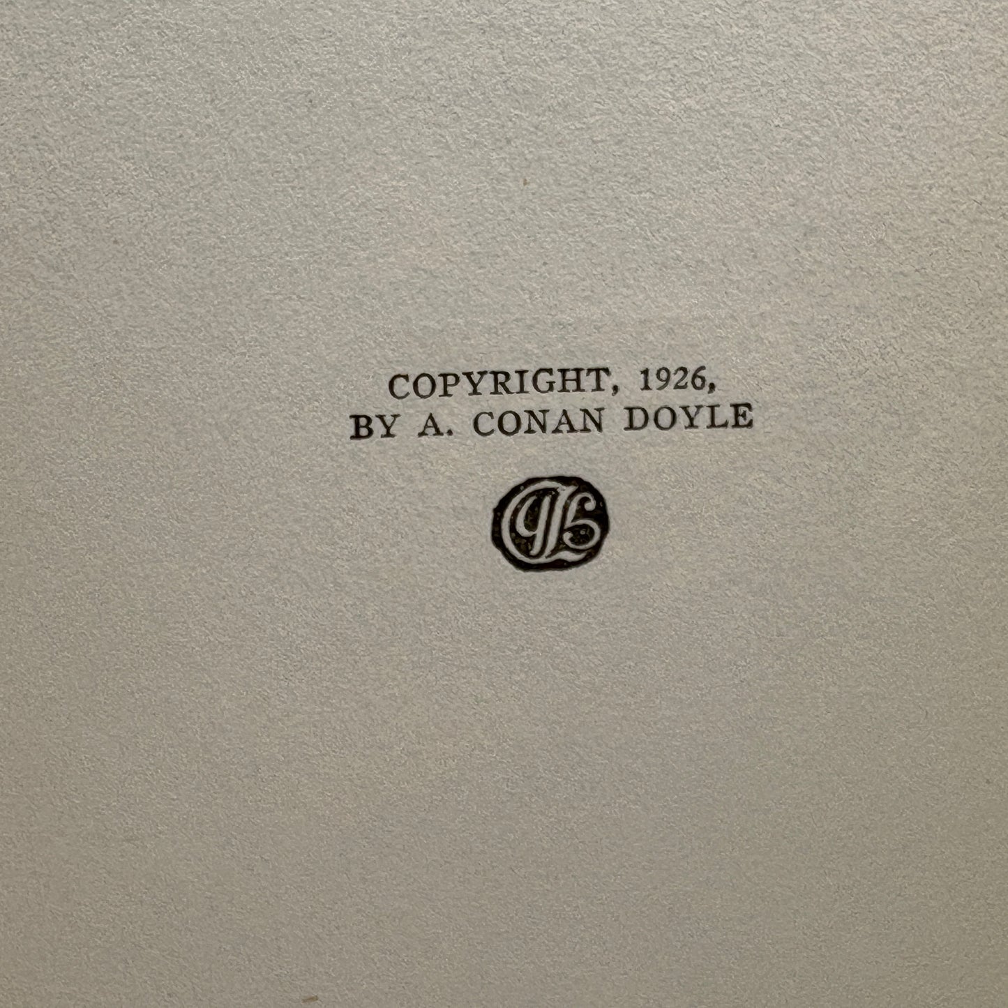 Doyle, Arthur Conan "The History of Spiritualism" [George H. Doran Company, 1926]
