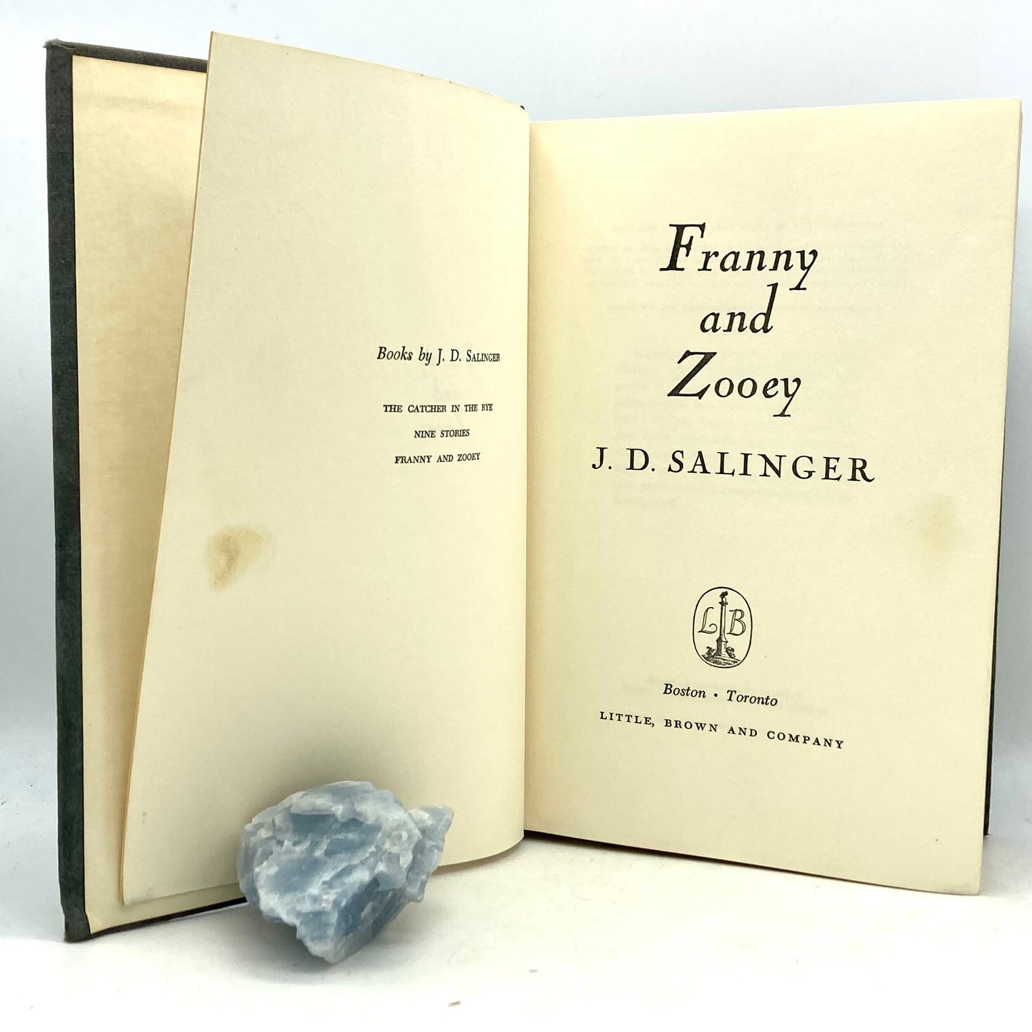 SALINGER, J.D. "Franny and Zooey" [Little, Brown & Co, 1967] 1st Edition/3rd Printing - Buzz Bookstore