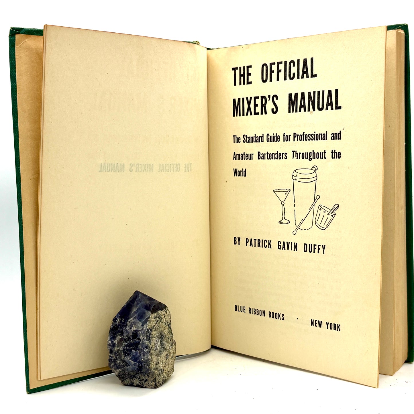 DUFFY, Patrick Gavin “The Official Mixer’s Manual” [Blue Ribbon Books, 1940