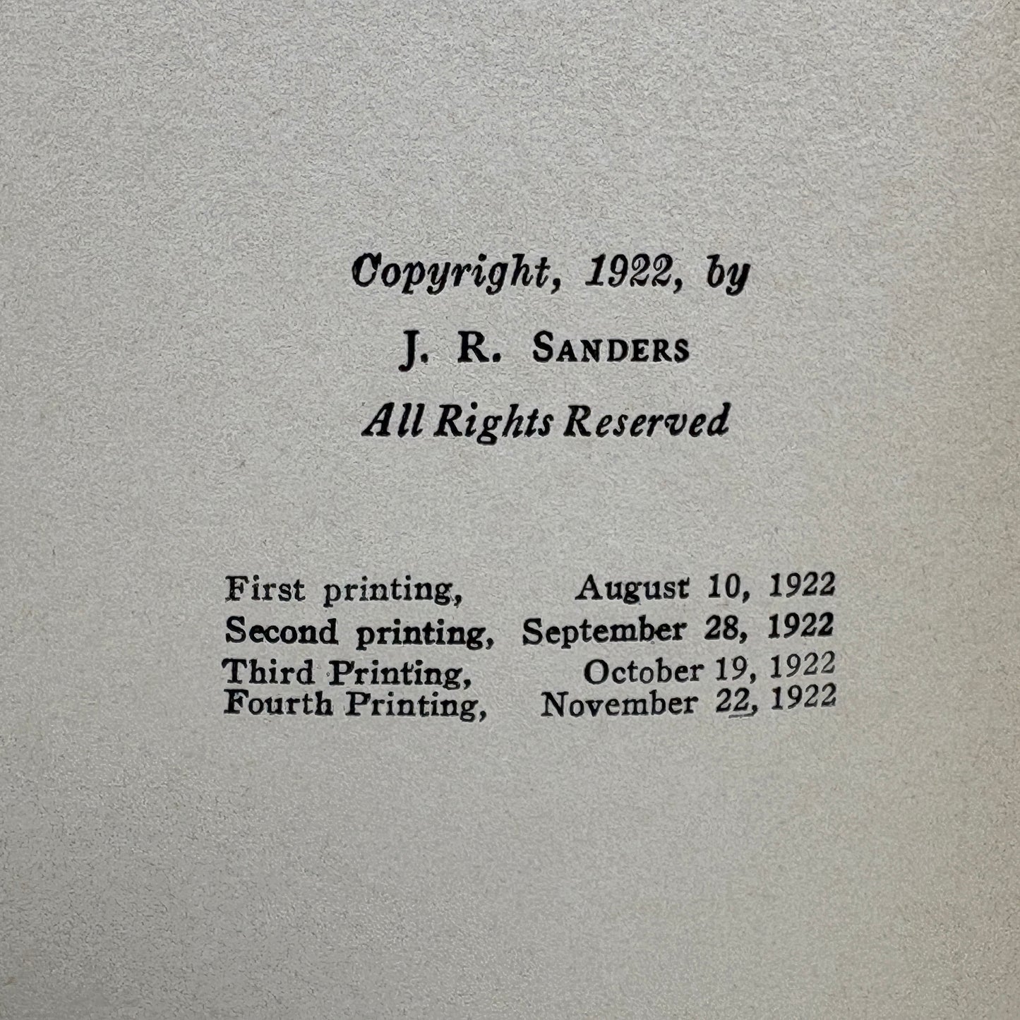 Jane Austen "Love & Freindship" [Frederick A. Stokes, 1922] Friendship