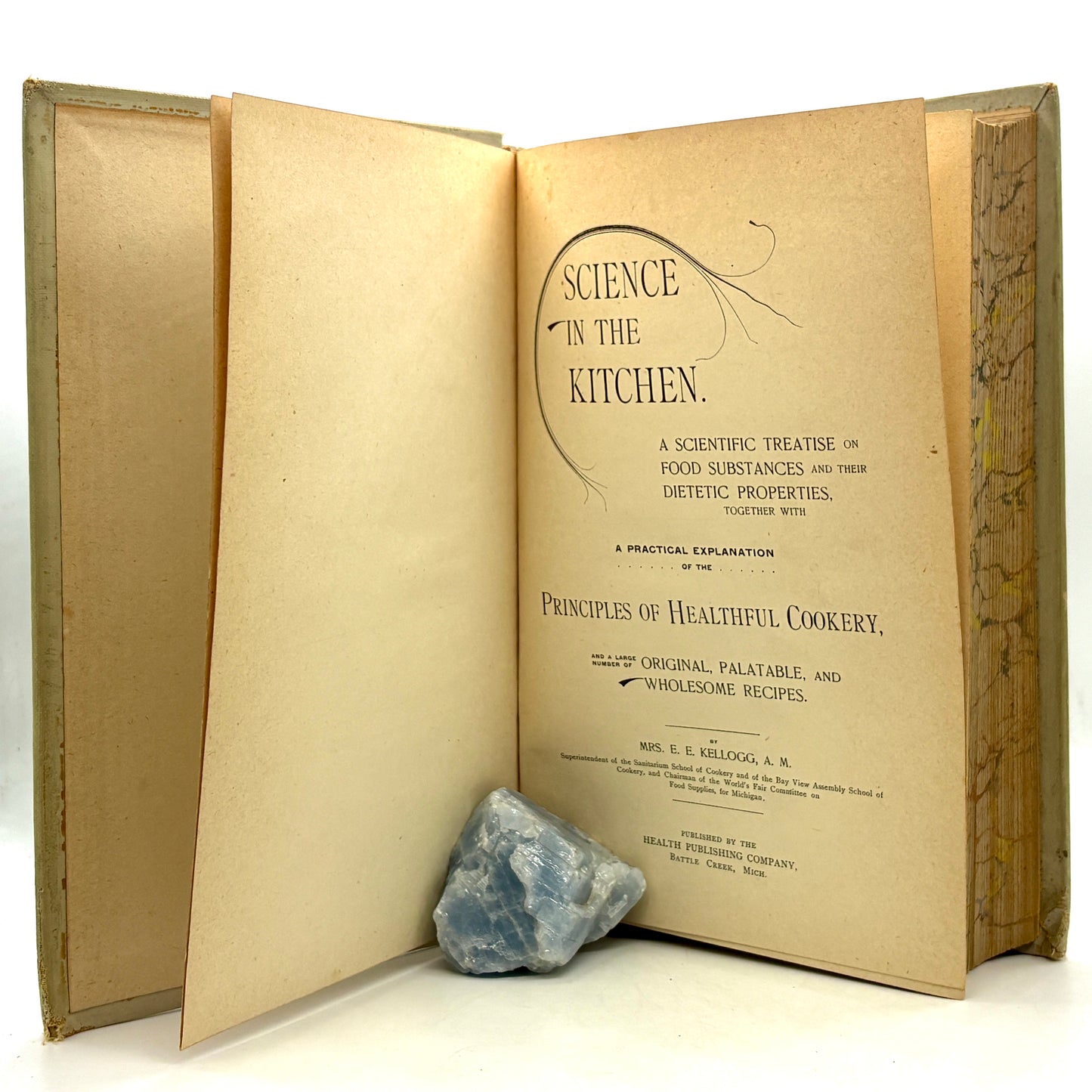 KELLOGG, Mrs. E. E. “Science in the Kitchen” [Health Publishing Company, 1892]