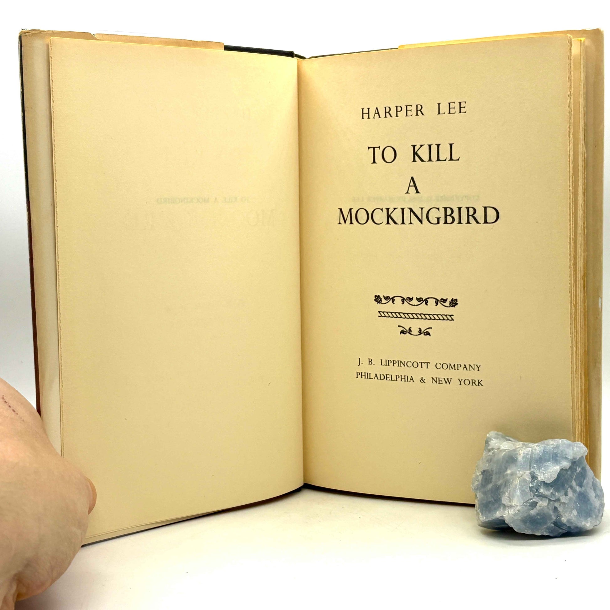LEE, Harper "To Kill a Mockingbird" [J. B. Lippincott, 1960] 1st Book Club Edition
