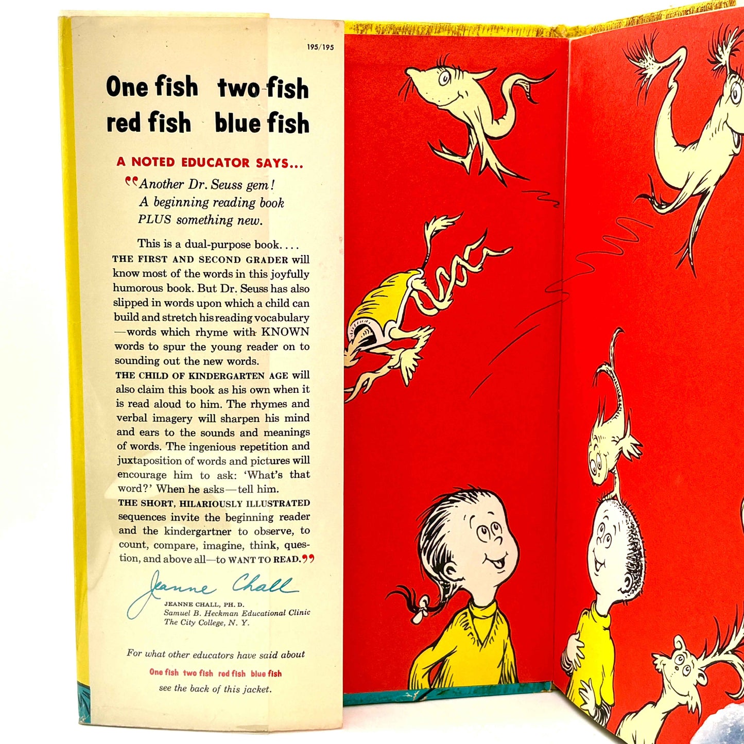 SEUSS, Dr. “One Fish Two Fish Red Fish Blue Fish” [Beginner Books, 1960] 1st Edition