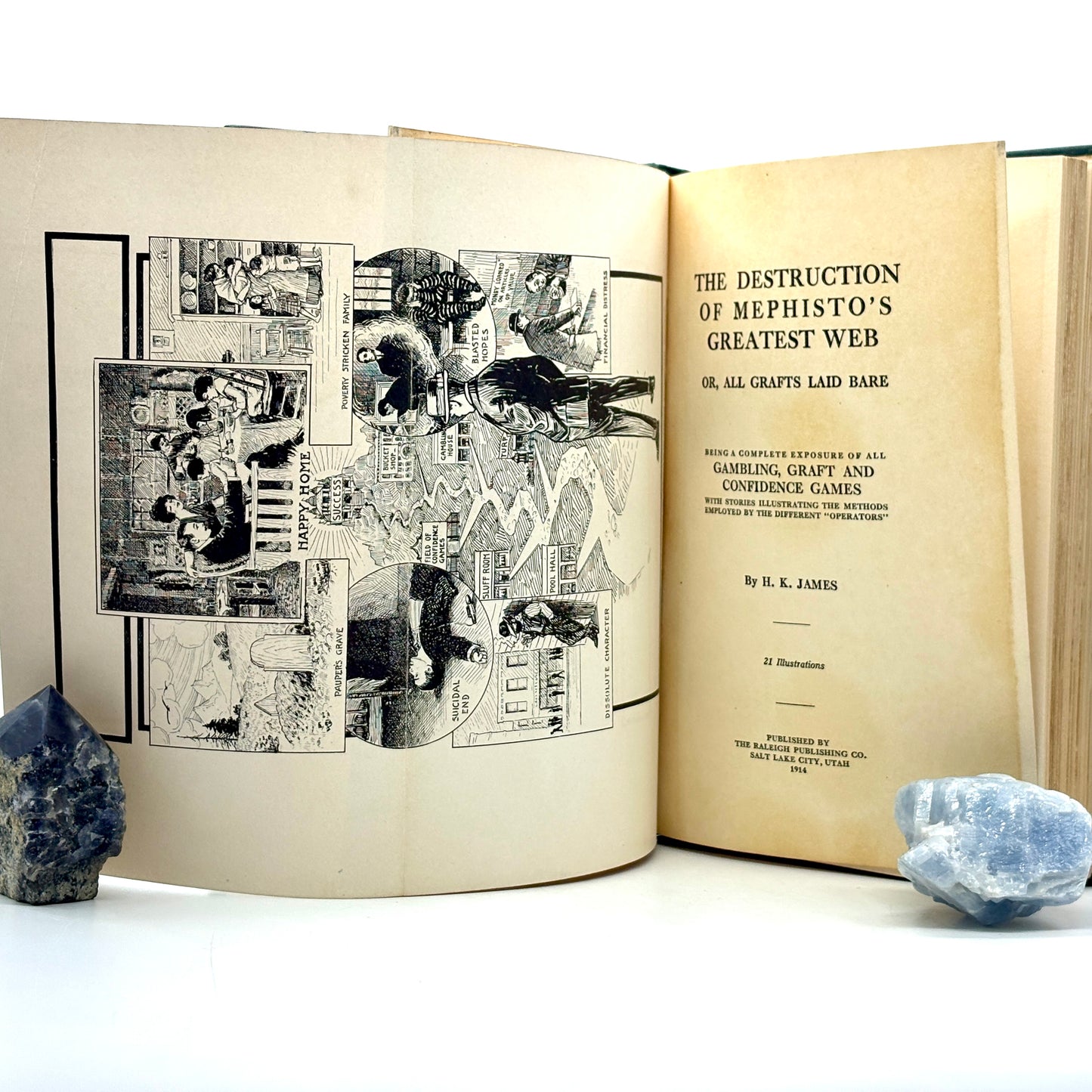 JAMES, H. K. “The Destruction of Mephisto’s Greatest Web” [Raleigh Publishing, 1914]
