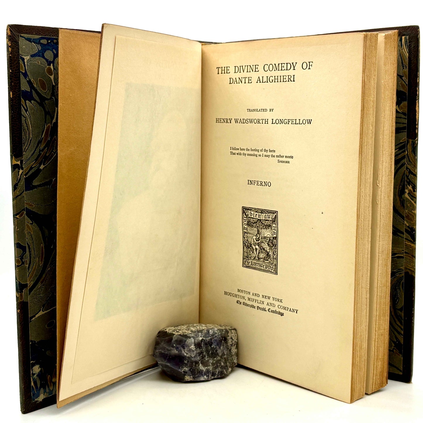 ALIGHIERI, Dante "The Divine Comedy" [Houghton Mifflin, 1895] Longfellow Translation
