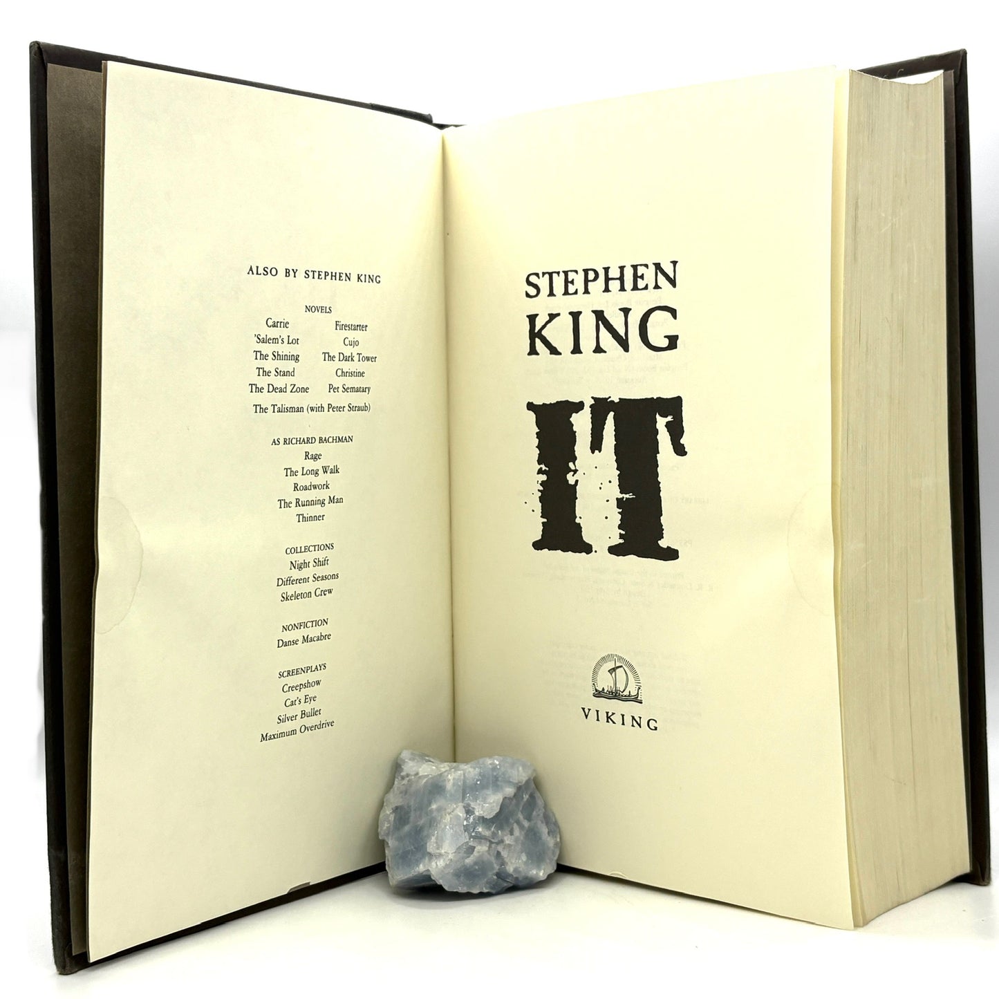 KING, Stephen "It" [Viking, 1986] 1st Edition, 1st Printing