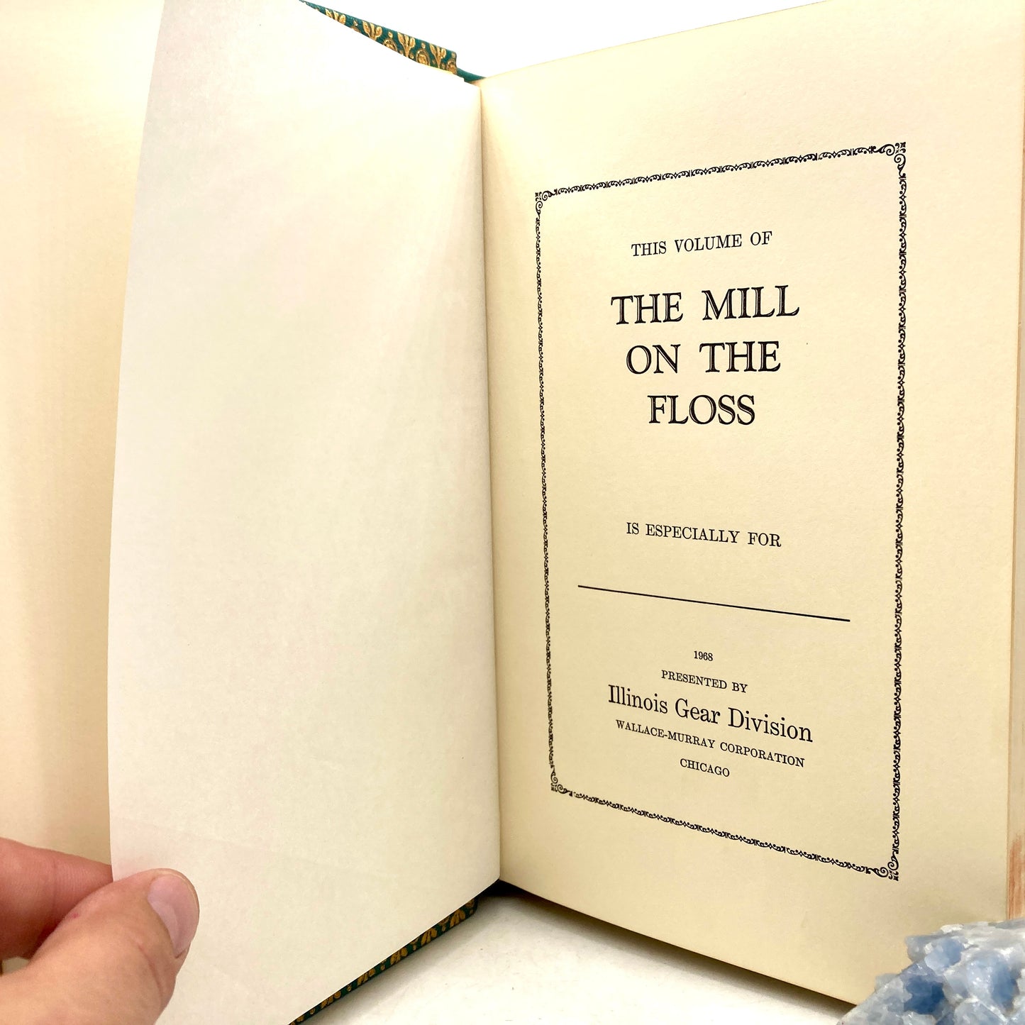 ELIOT, George "The Mill on the Floss" [Heritage Press, 1968]