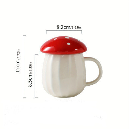 Mushroom Tea Mug with Lid - Buzz Bookstore
