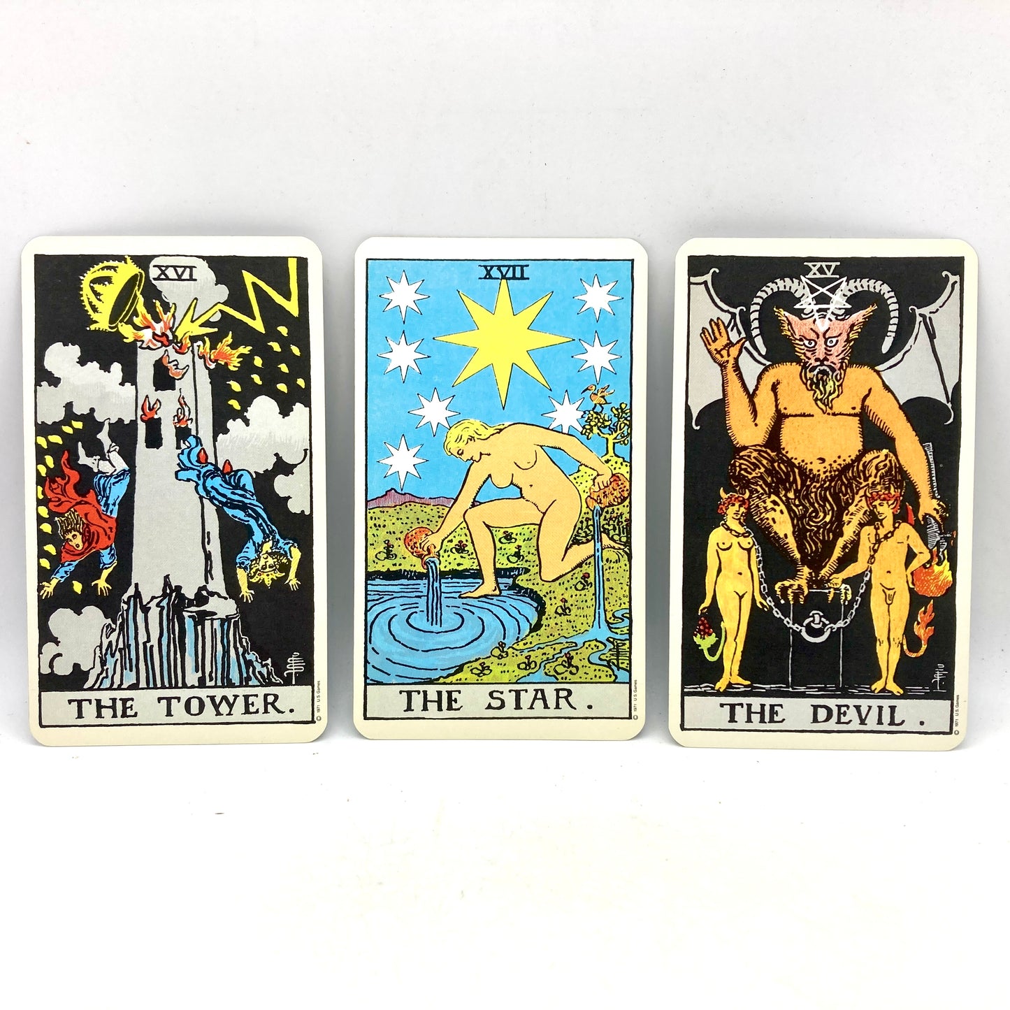 WAITE, Arthur Edward "The Rider-Waite Tarot Deck" [US Game Systems, 1971]