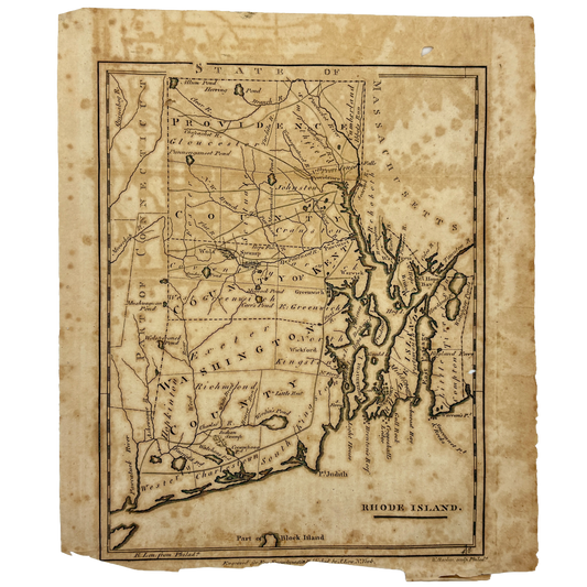 [Map] "Rhode Island" [John Low, 1811]