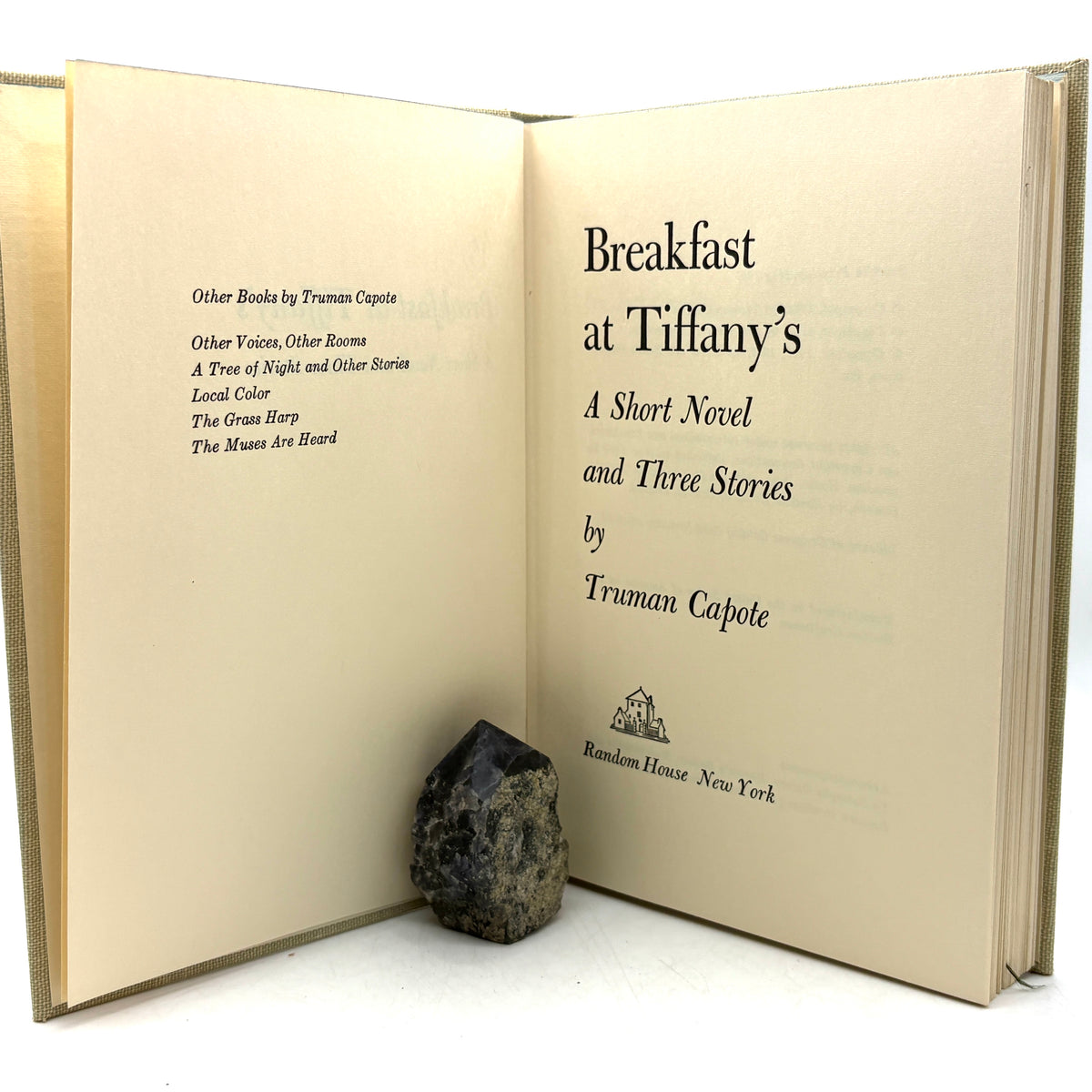 Capote, Truman “Breakfast at Tiffany’s” [Random House, 1967] 12th Printing