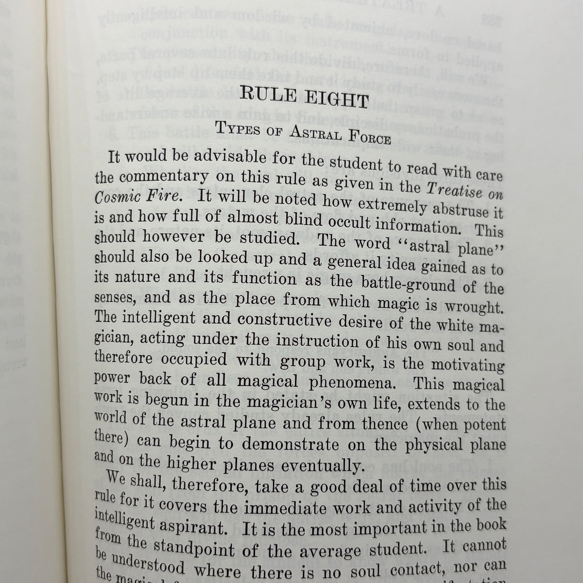 Bailey, Alice A. “A Treatise on White Magic” [Lucis Publishing Company, 1951]