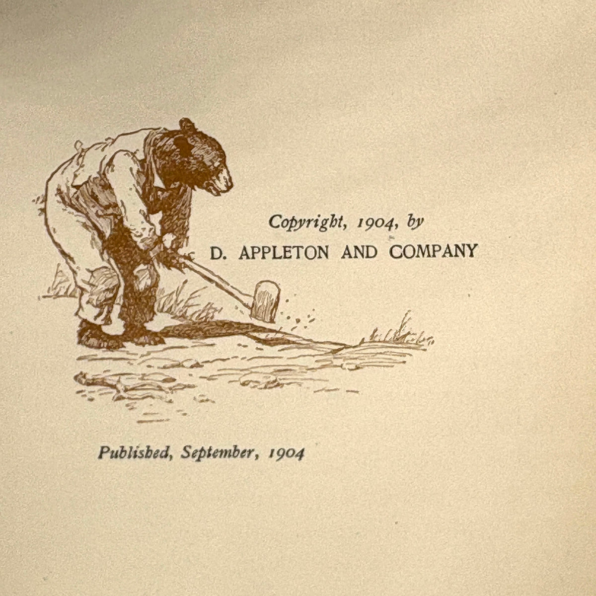 Harris, Joel Chandler “The Tar-Baby and Other Rhymes of Uncle Remus” [D. Appleton, 1904]