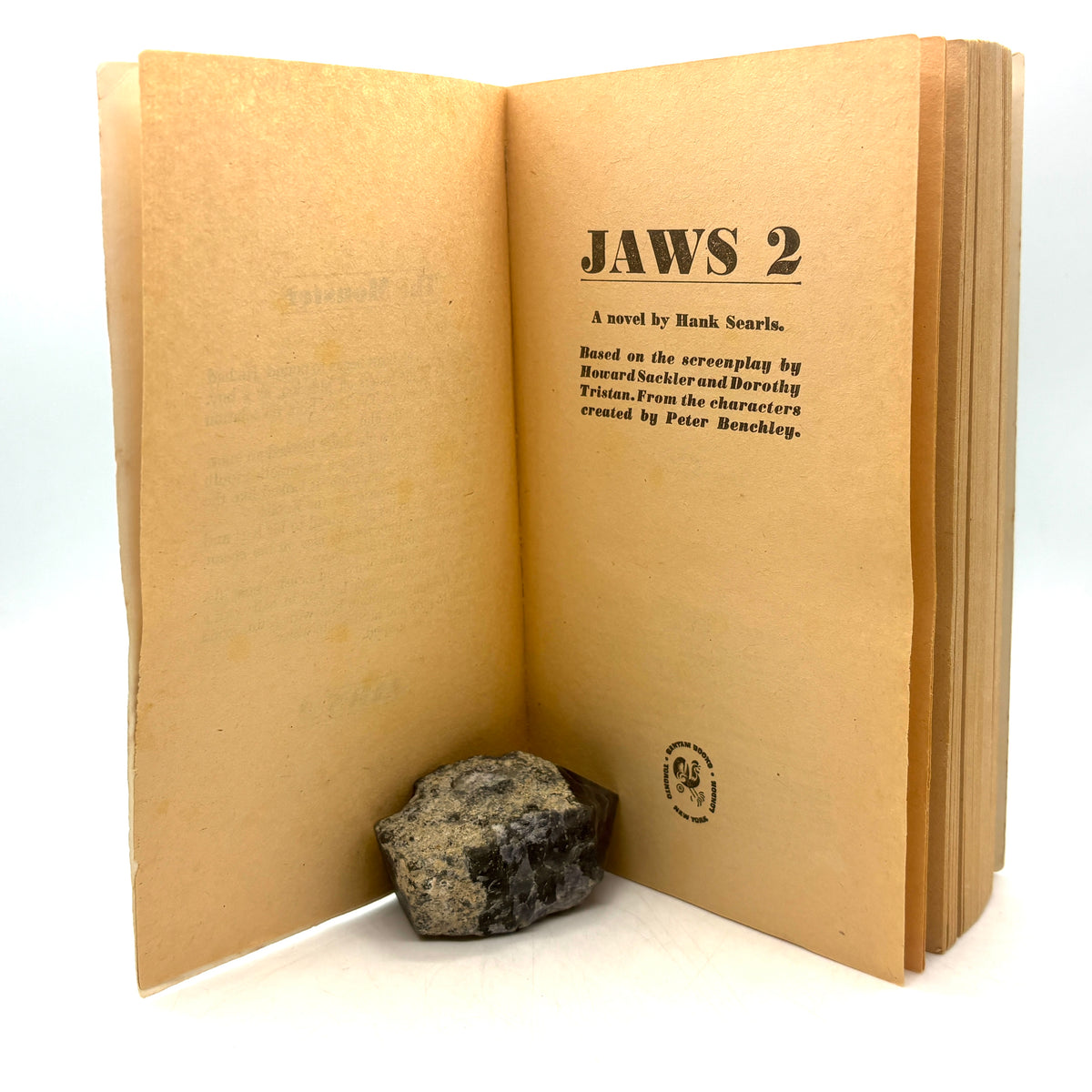 Searls, Hank “Jaws 2” [Bantam Books, 1978] Advance Reading Copy