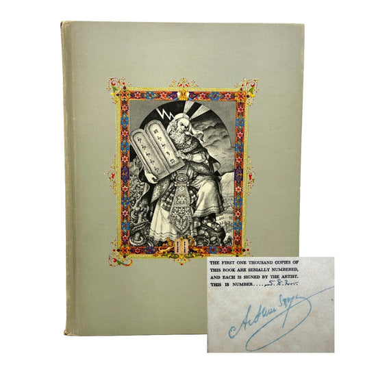 SZYK, Arthur "The Ten Commandments" [John C. Winston, 1947] Signed, Numbered