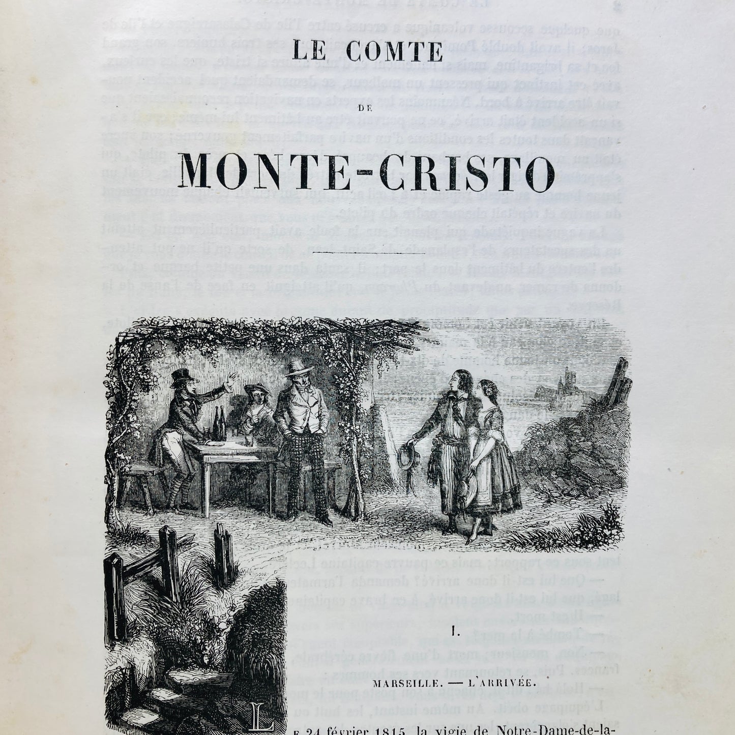 DUMAS, Alexandre "Le Comte de Monte-Cristo" [Au bureau de l'écho des feuilletons, 1846]